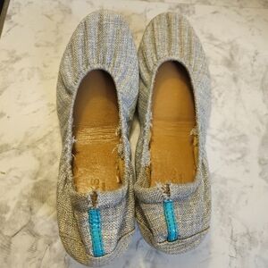 Tieks size 8 silver lake